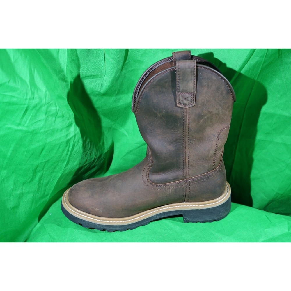 Noble Outfitters Ranch Tough Steel Toe Work Boots Mens 8W Wide - Picture 4 of 8